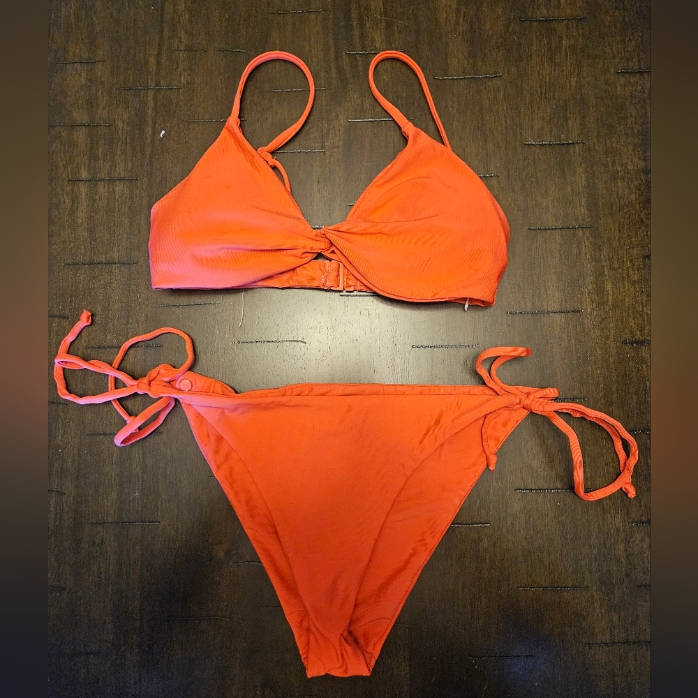 Volcom - Vibrant Orange Bikini Set